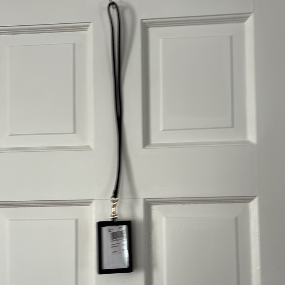 Coach Black Key Card Holder Accessory